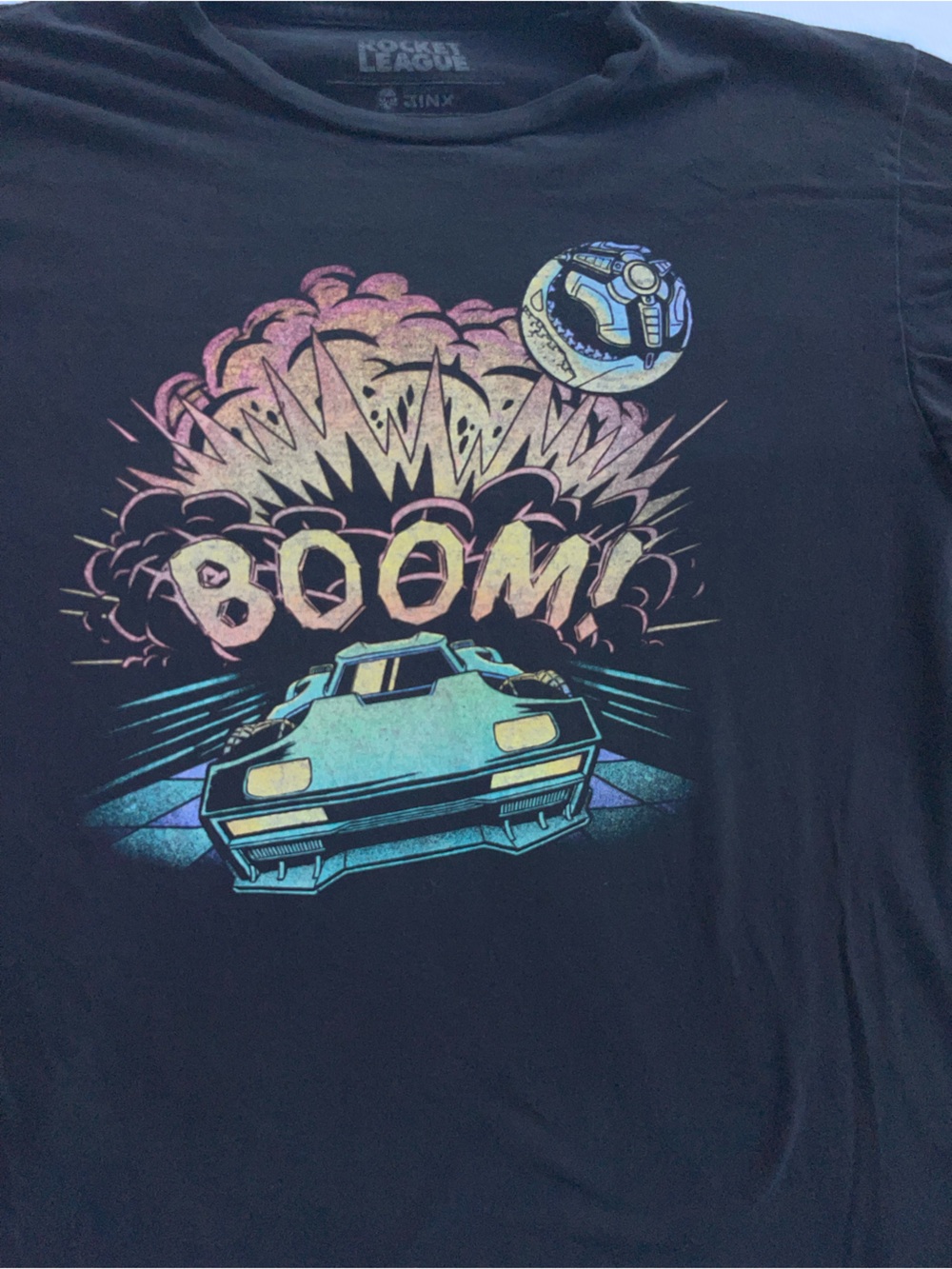 Boys' Black 'Boom' Graphic Tee